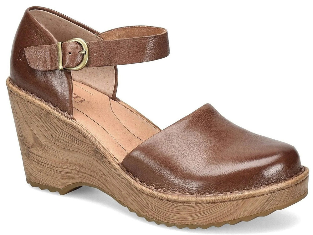 Born Women's Nellie Women;s Sandal Comfort Mary Jane Wedges Size 11 M